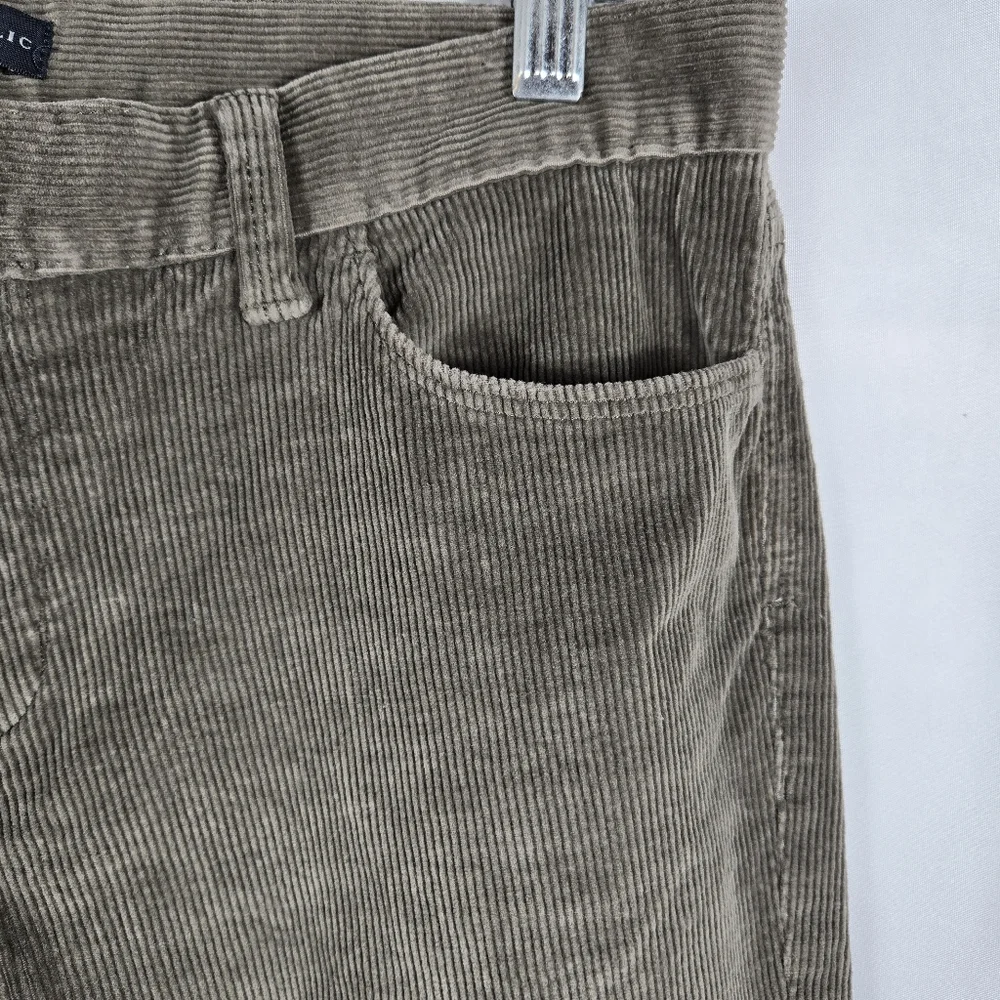 Banana Republic Olive Green Taupe Skinny Stretch Corduroy Pants Mens Size 28